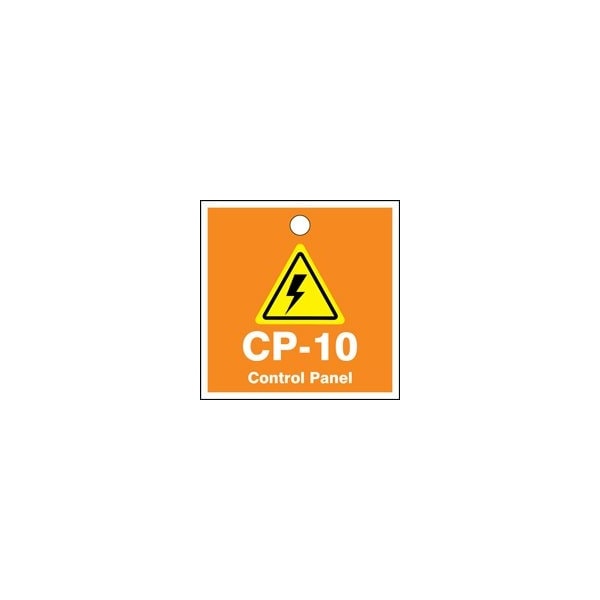 Accuform Danger, Self-Laminating RP-Plastic, 3-1/4 in Width, 0.55 in Height, , 5 PK TDK210XVM - main